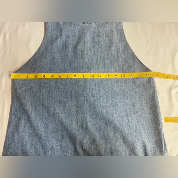 ALICE + OLIVIA Two-Tone Blue DORIS tank dress size 4 - Picture 13 of 14